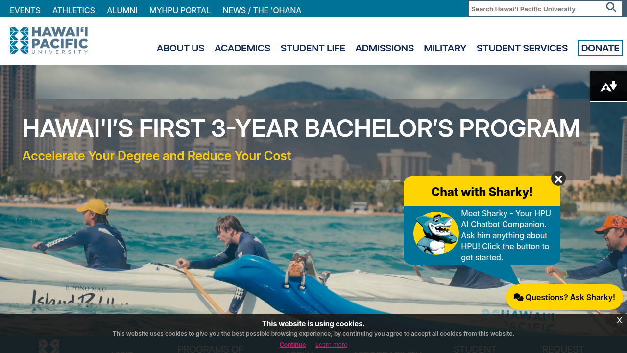 Explore the official homepage of Hawaii Pacific University to get a feel for its campus, programs, and student life.