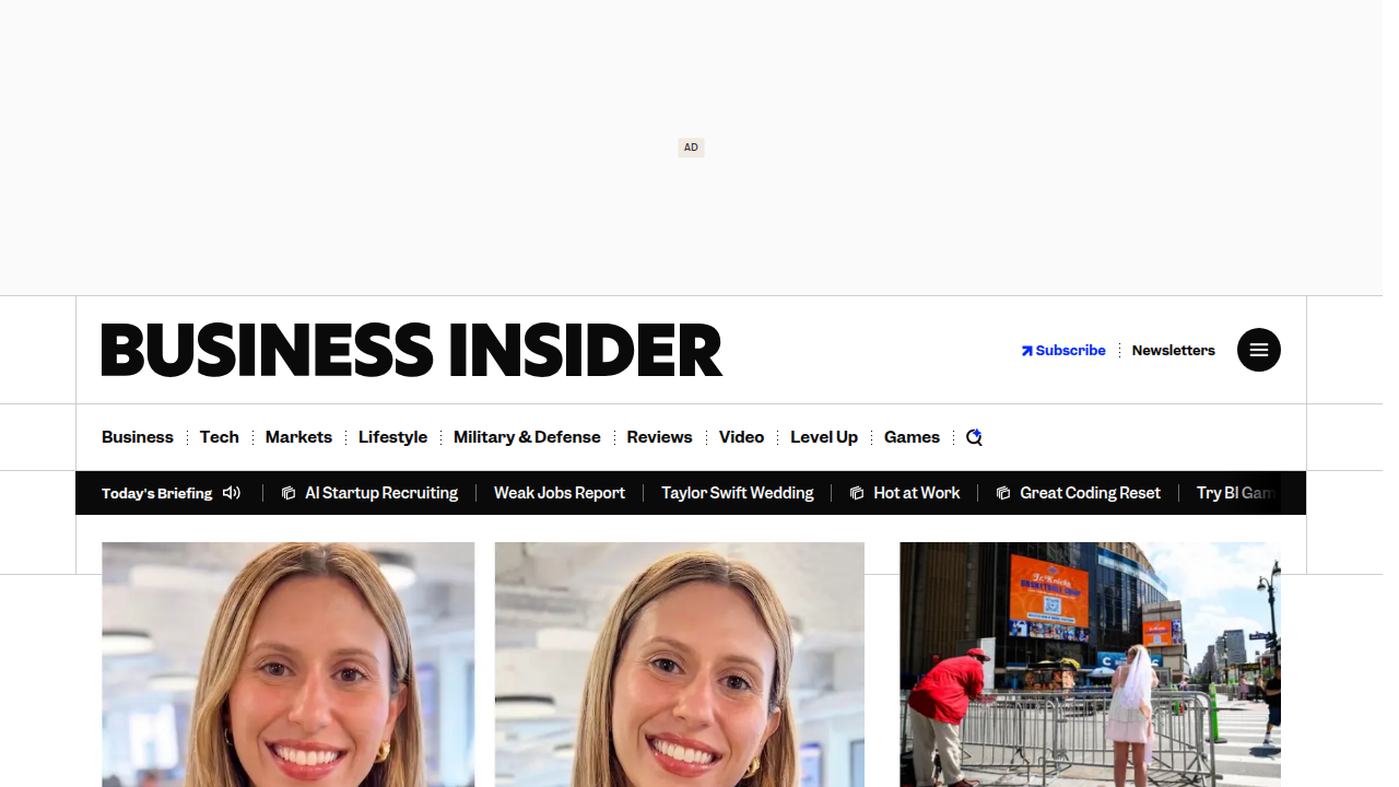 Business Insider provides news and analysis relevant to business, tech, and financial trends.