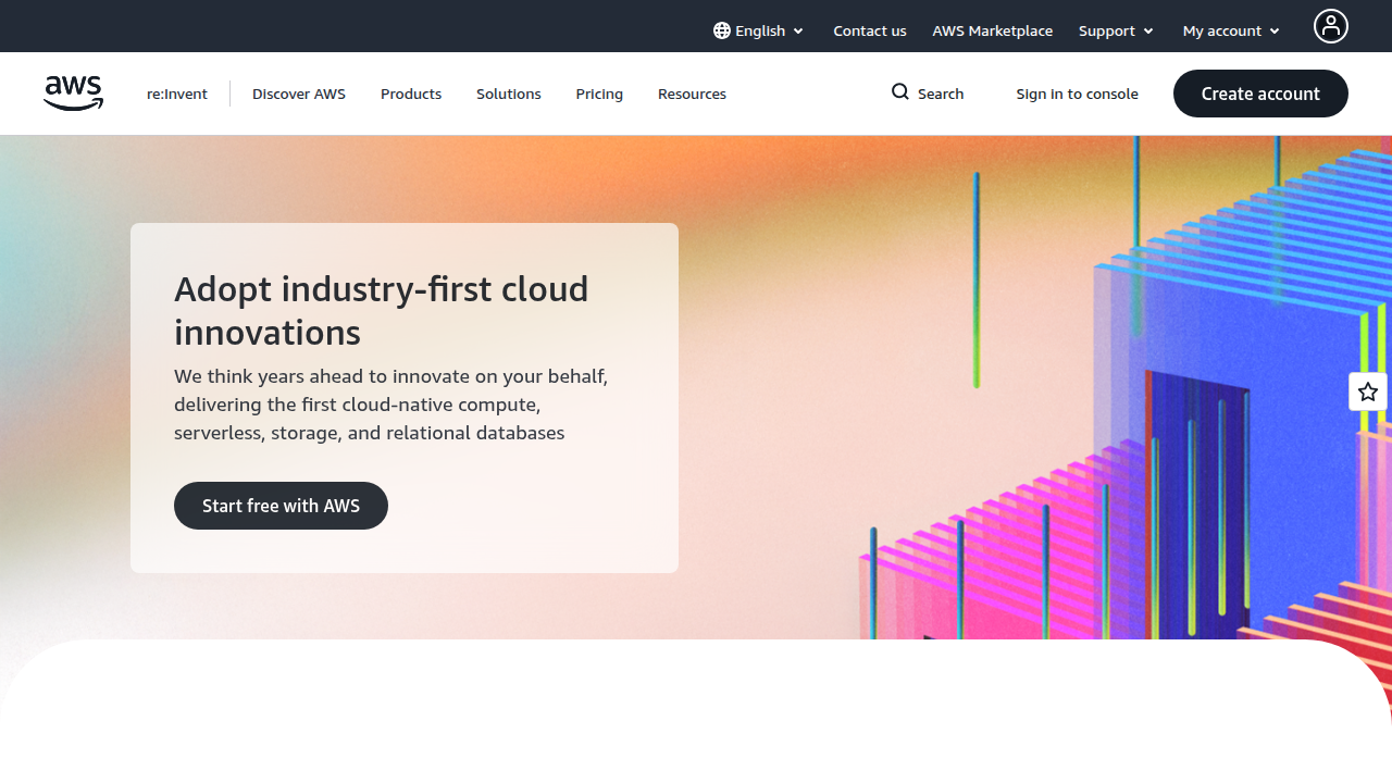 The official homepage for Amazon Web Services (AWS), led by CTO Werner Vogels.