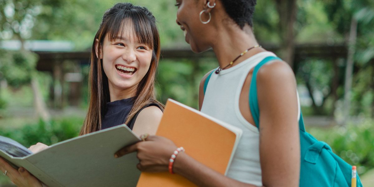 Students engage in clubs, groups, and Greek life, fostering a lively campus community.